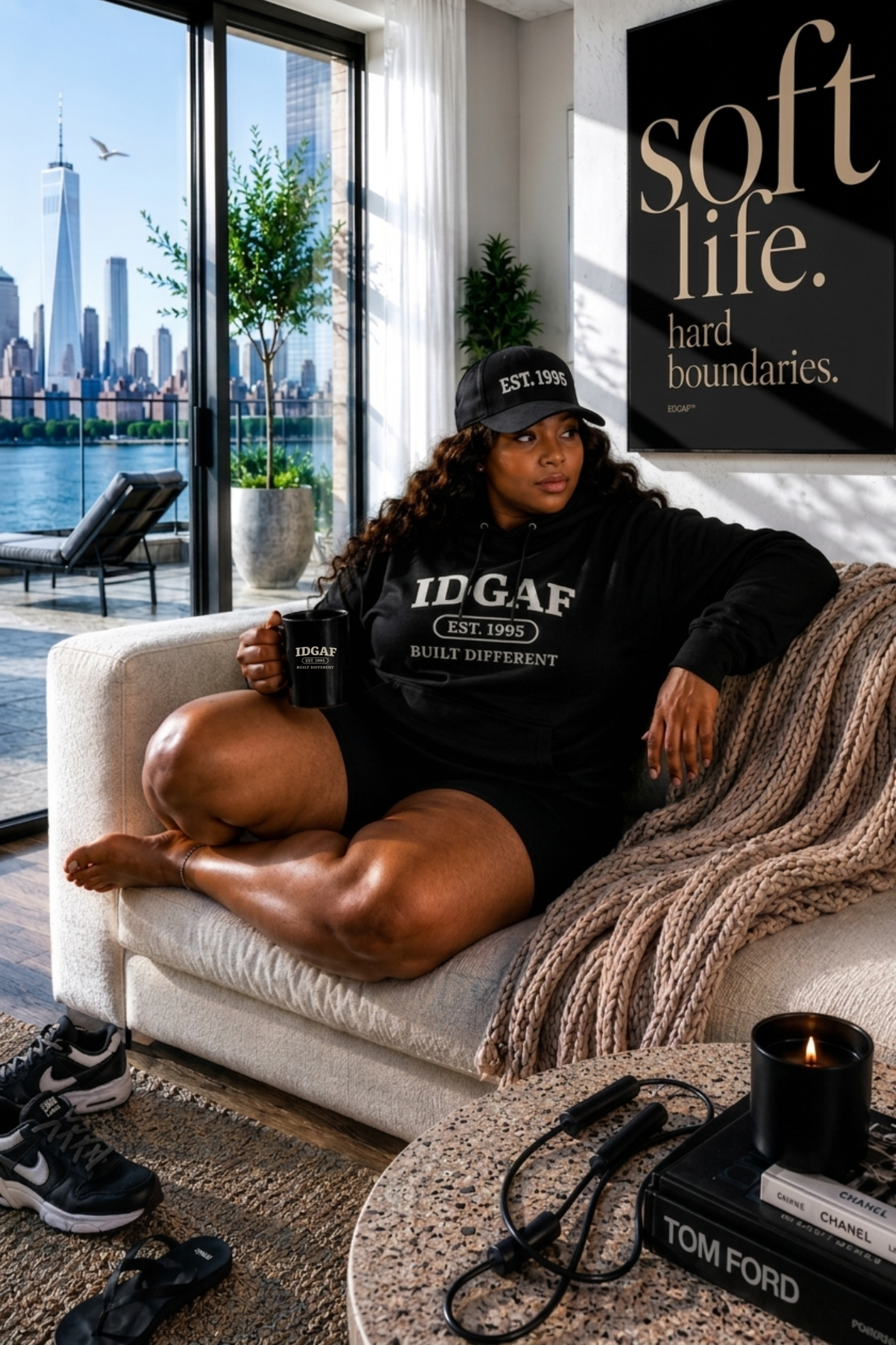 Soft Life. Hard Boundaries.™ Framed Poster 2