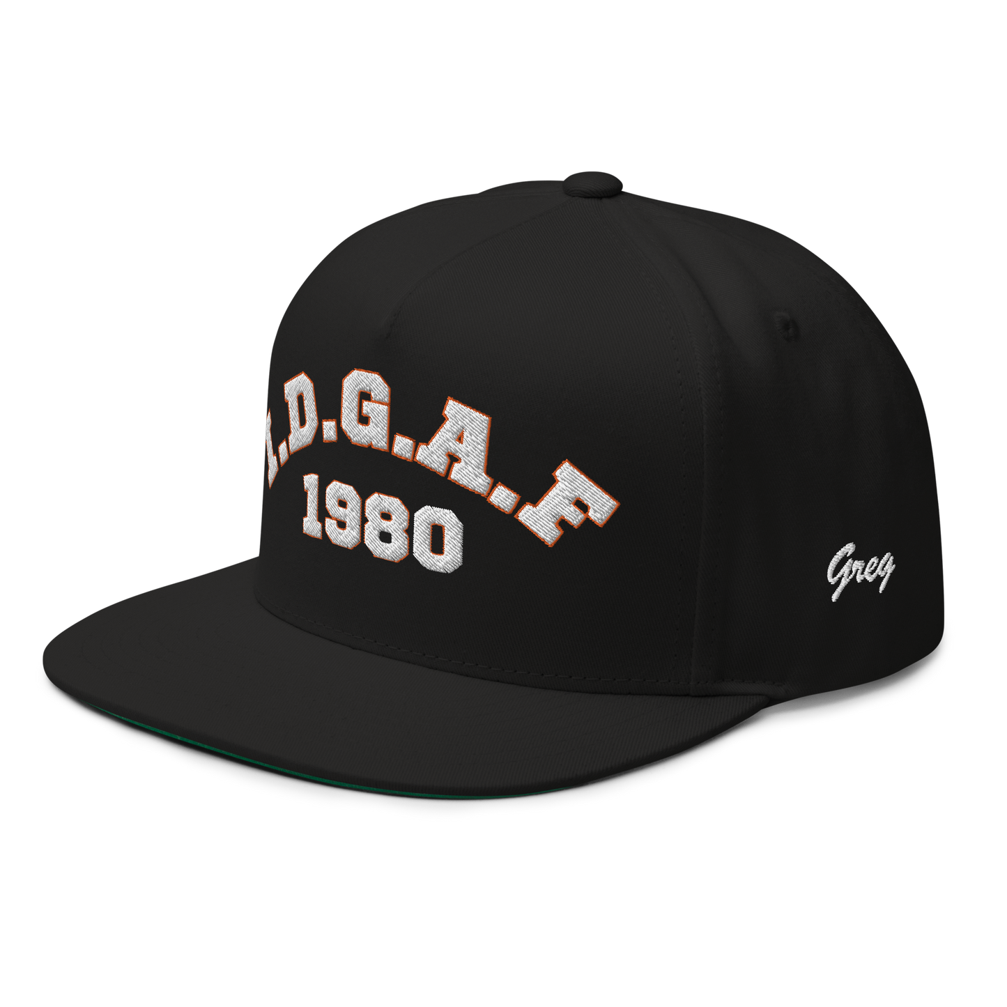 IDGAF Customizable Flat Bill Snapback