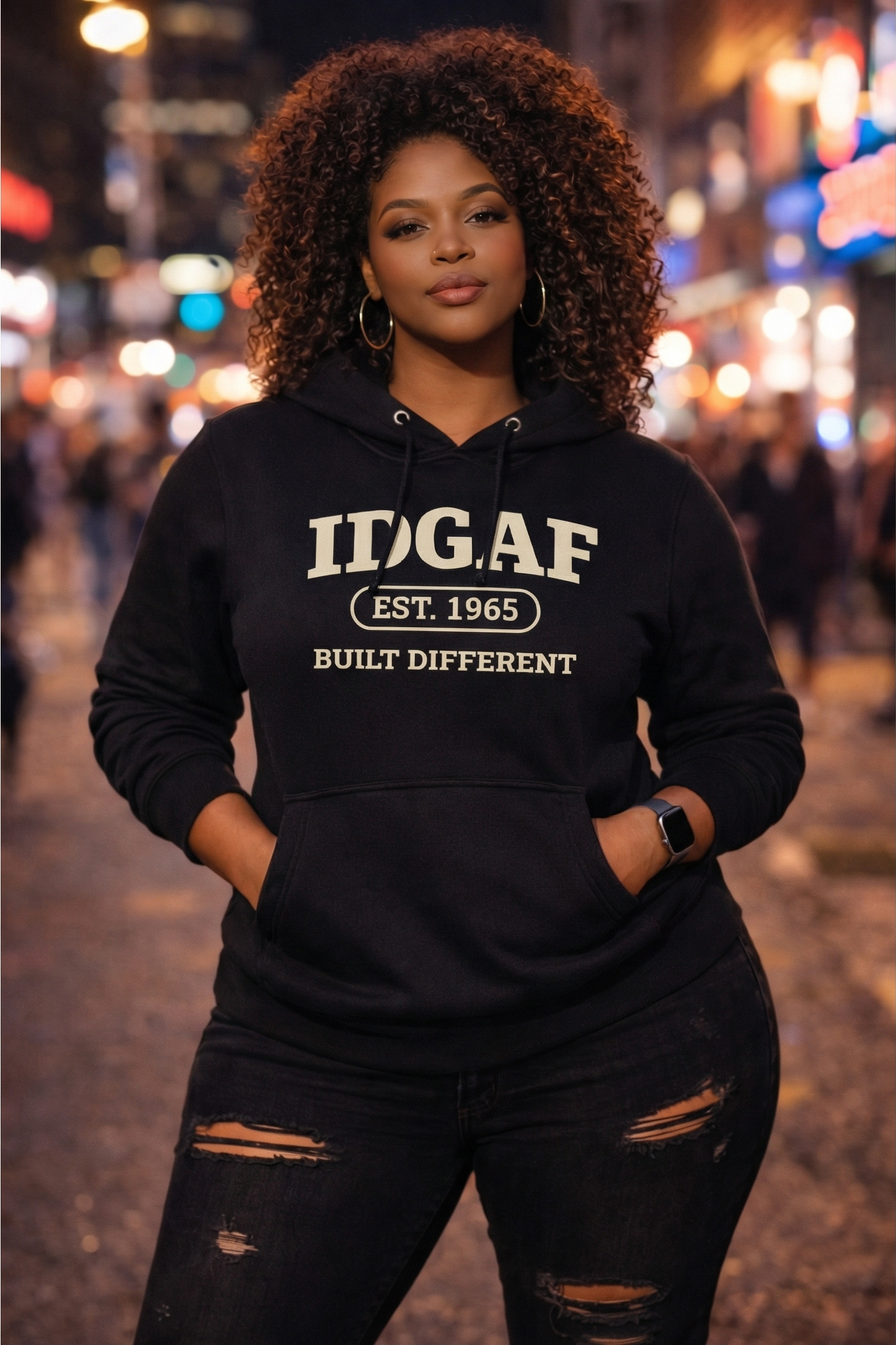 IDGAF EST. [YOUR YEAR] — Built Different Hoodie