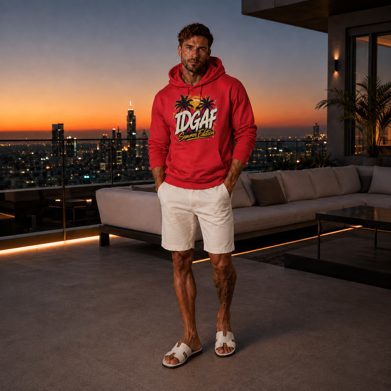 IDGAF Summer Edition Premium Pullover Hoodie