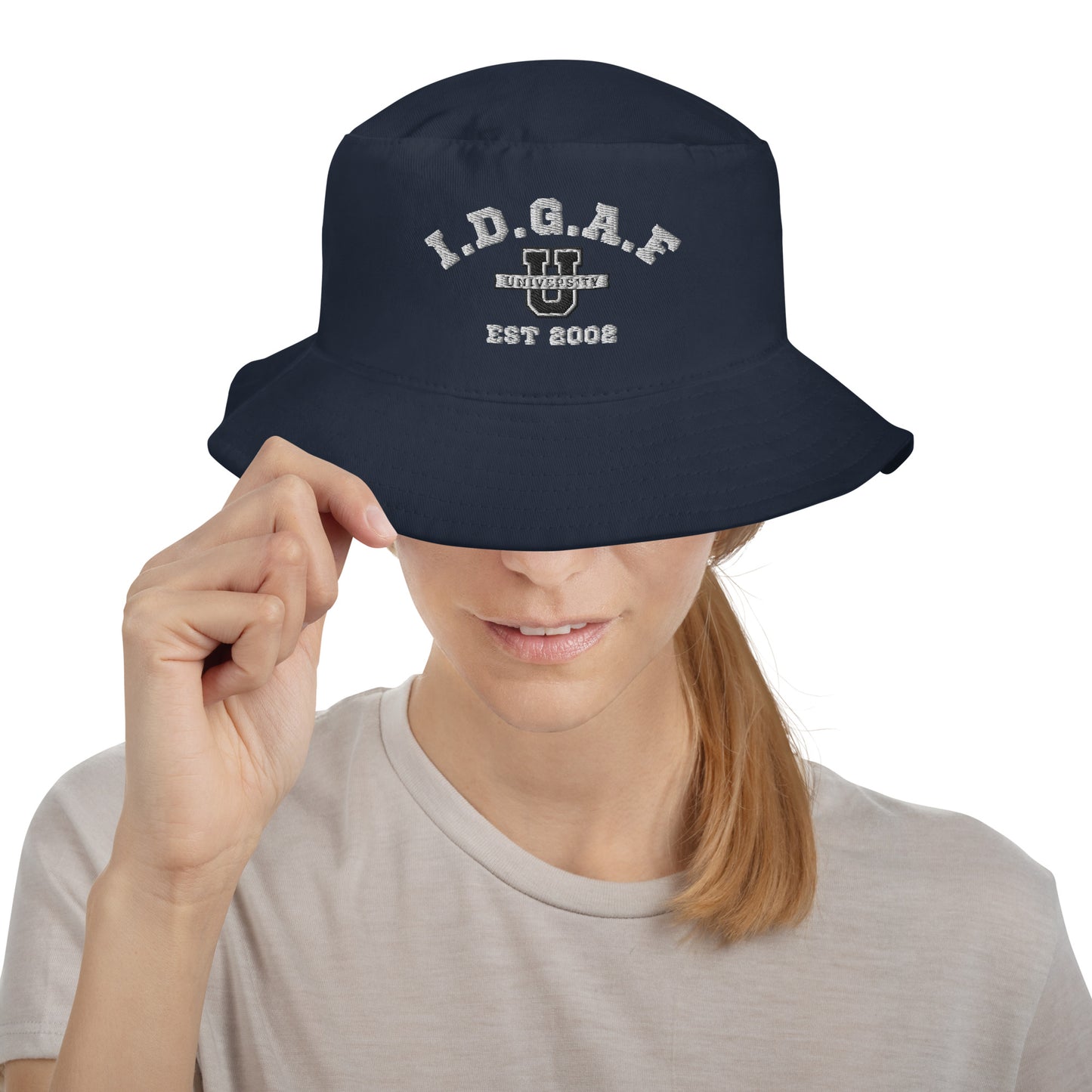 I.D.G.A.F U. Bucket Hat