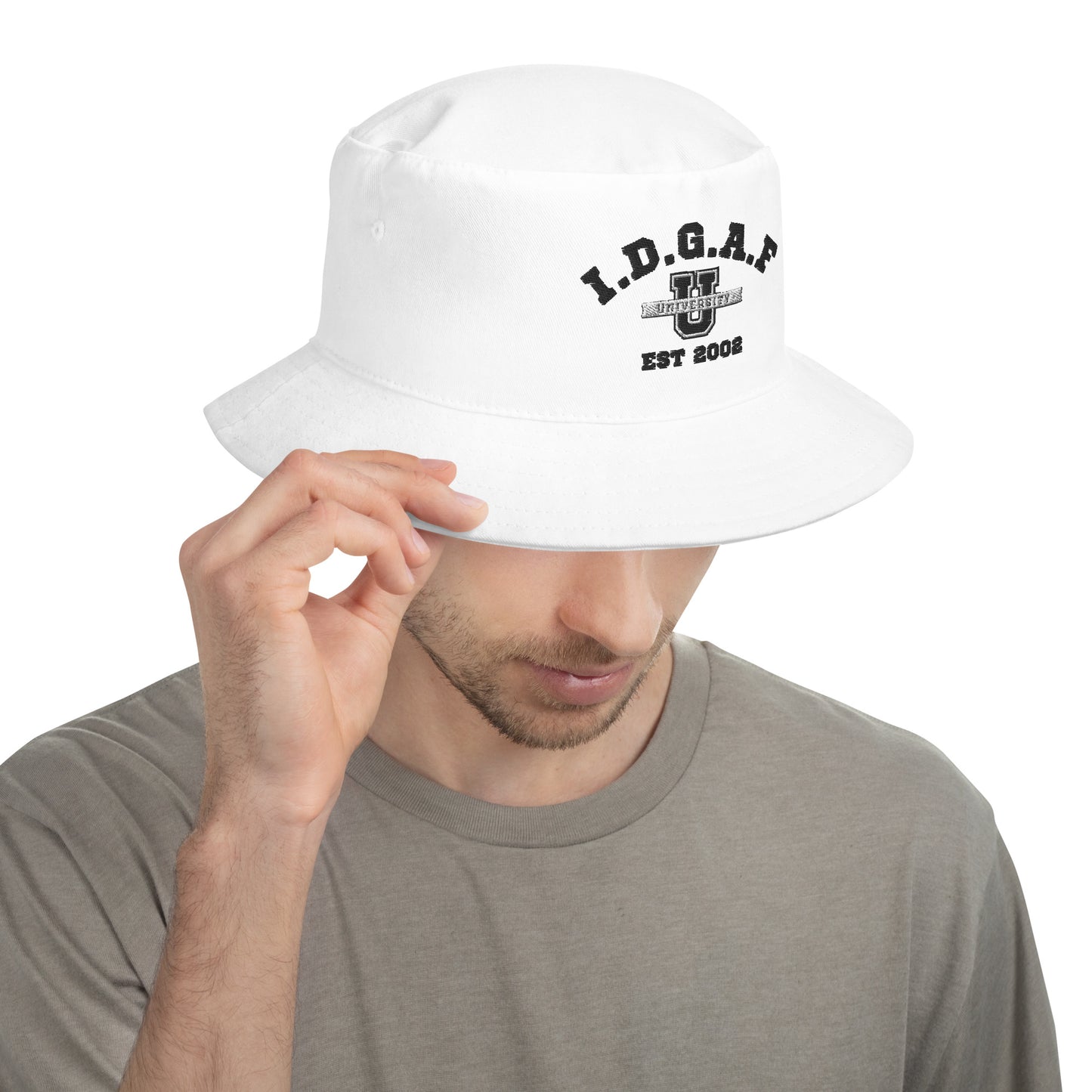 I.D.G.A.F U. Bucket Hat