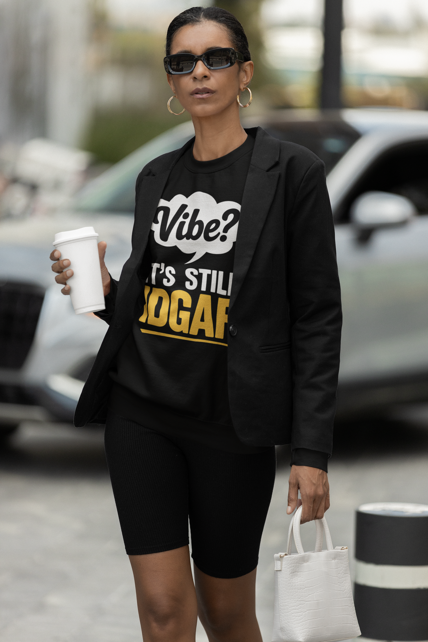 Vibe? You Already Know Oversized Sweatshirt