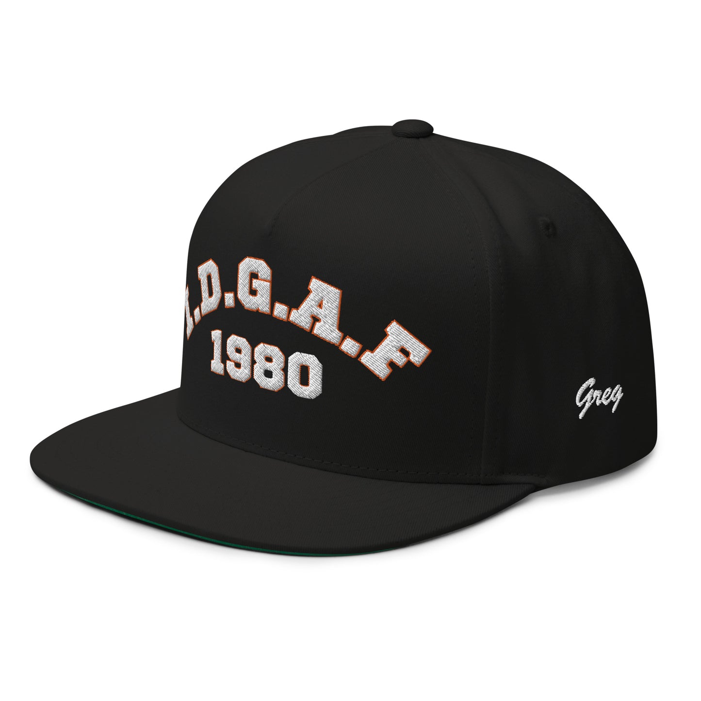 IDGAF Customizable Flat Bill Snapback