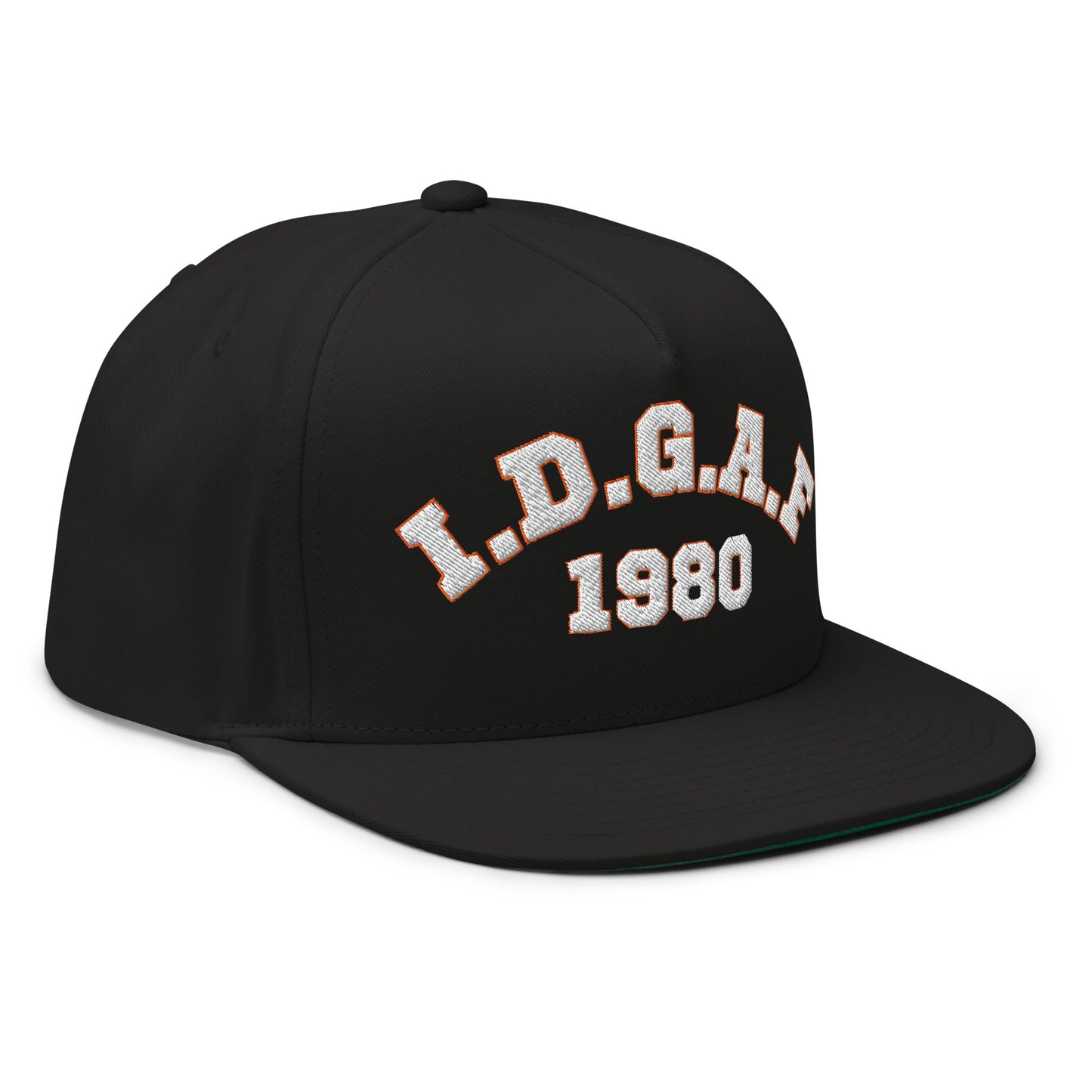 IDGAF Customizable Flat Bill Snapback