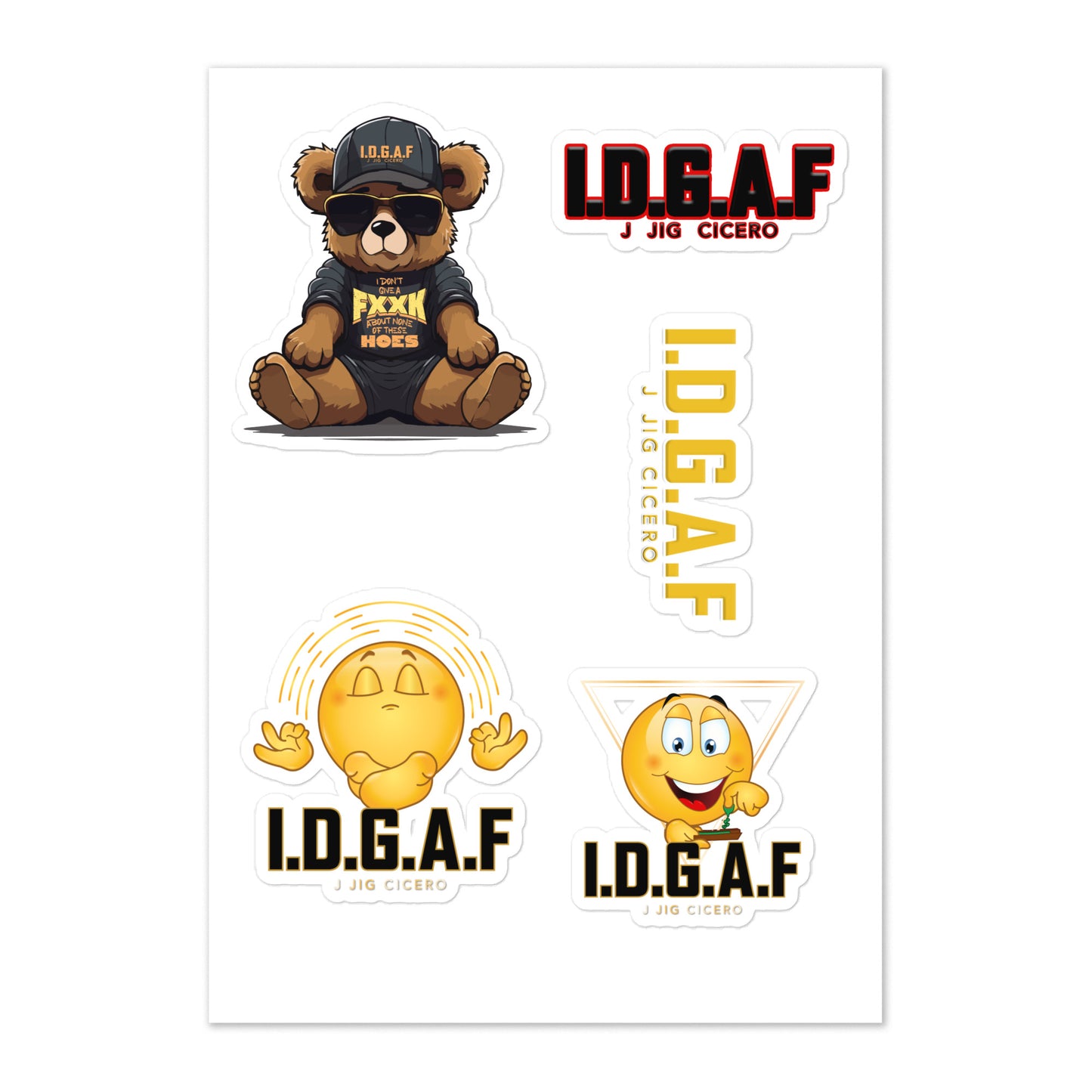 IDGAF Stickers