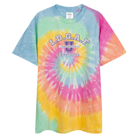 IDGAF University Tie-Dye Vibes Tee