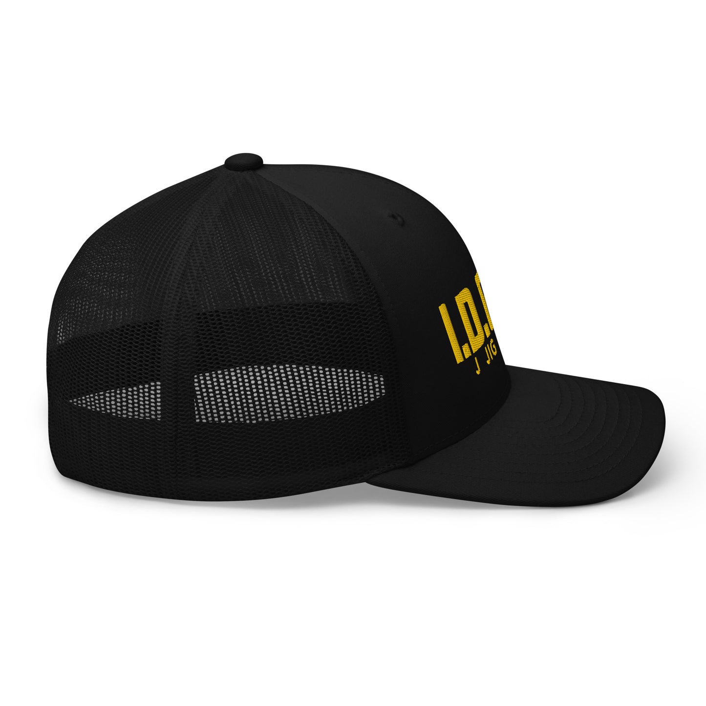 IDGAF Trucker Yellow