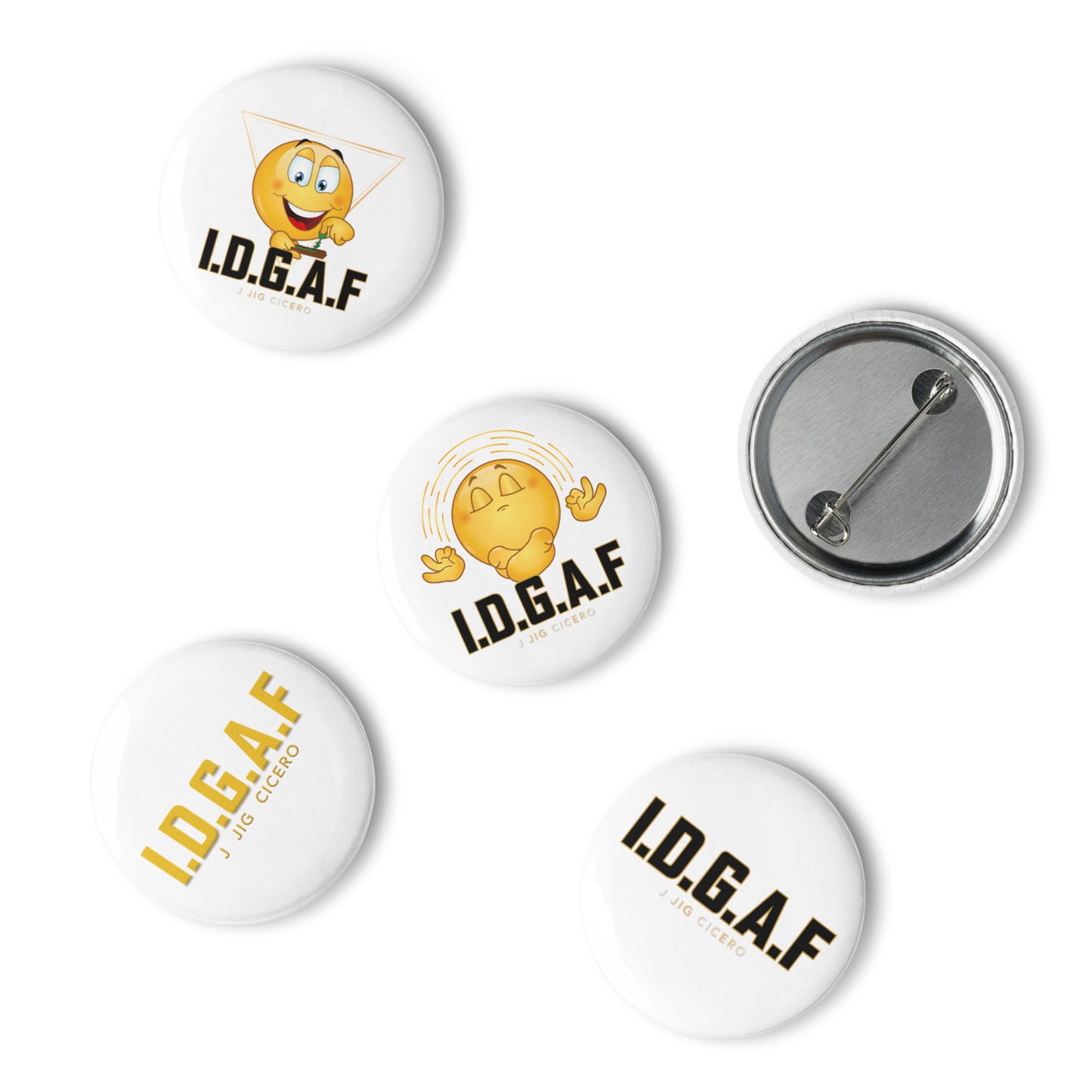 IDGAF Pin Buttons
