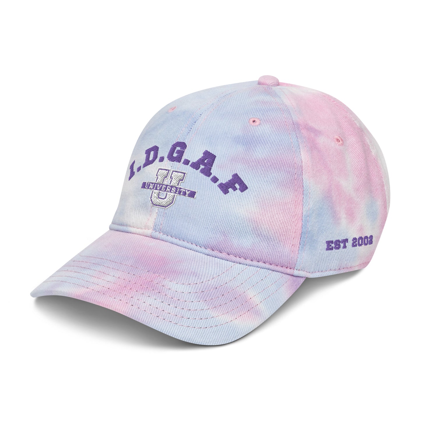 IDGAF U Tie-Dye Cap