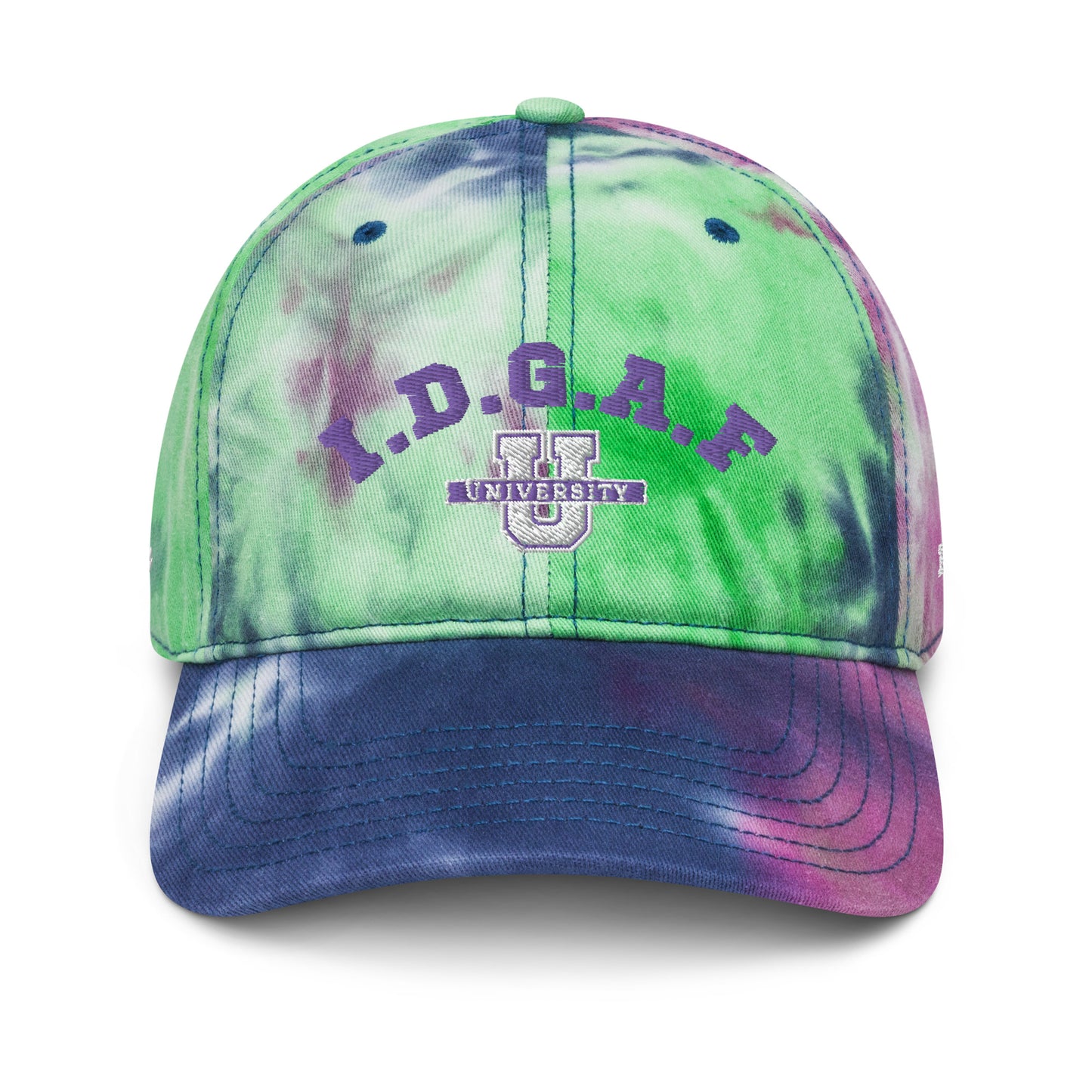IDGAF U Tie-Dye Cap