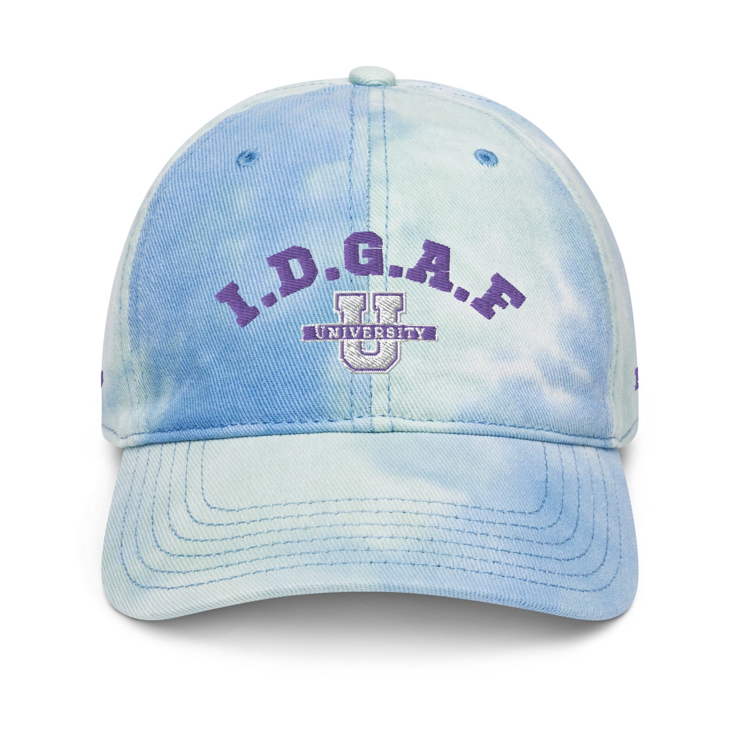 IDGAF U Tie-Dye Cap