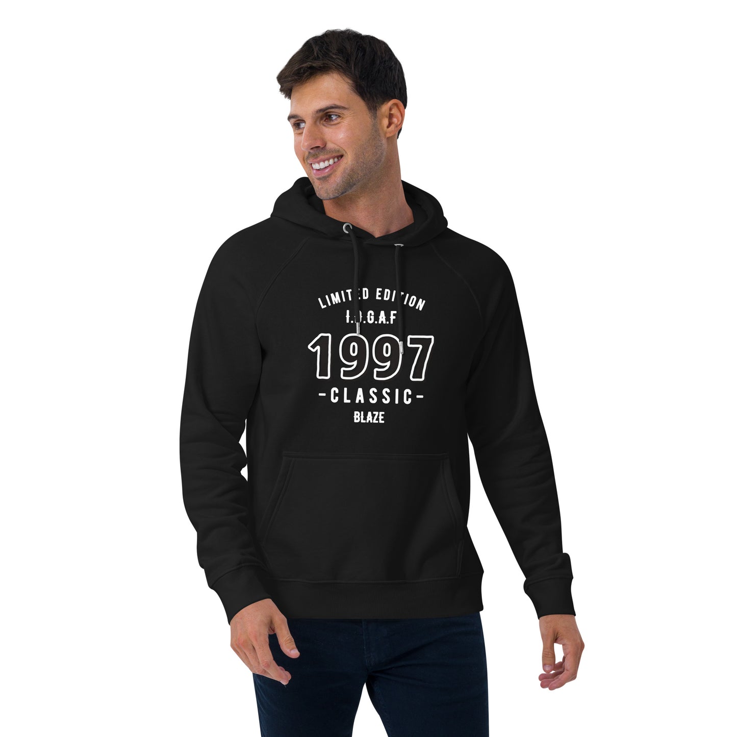 IDGAF Limited Edition Customizable Raglan Hoodie
