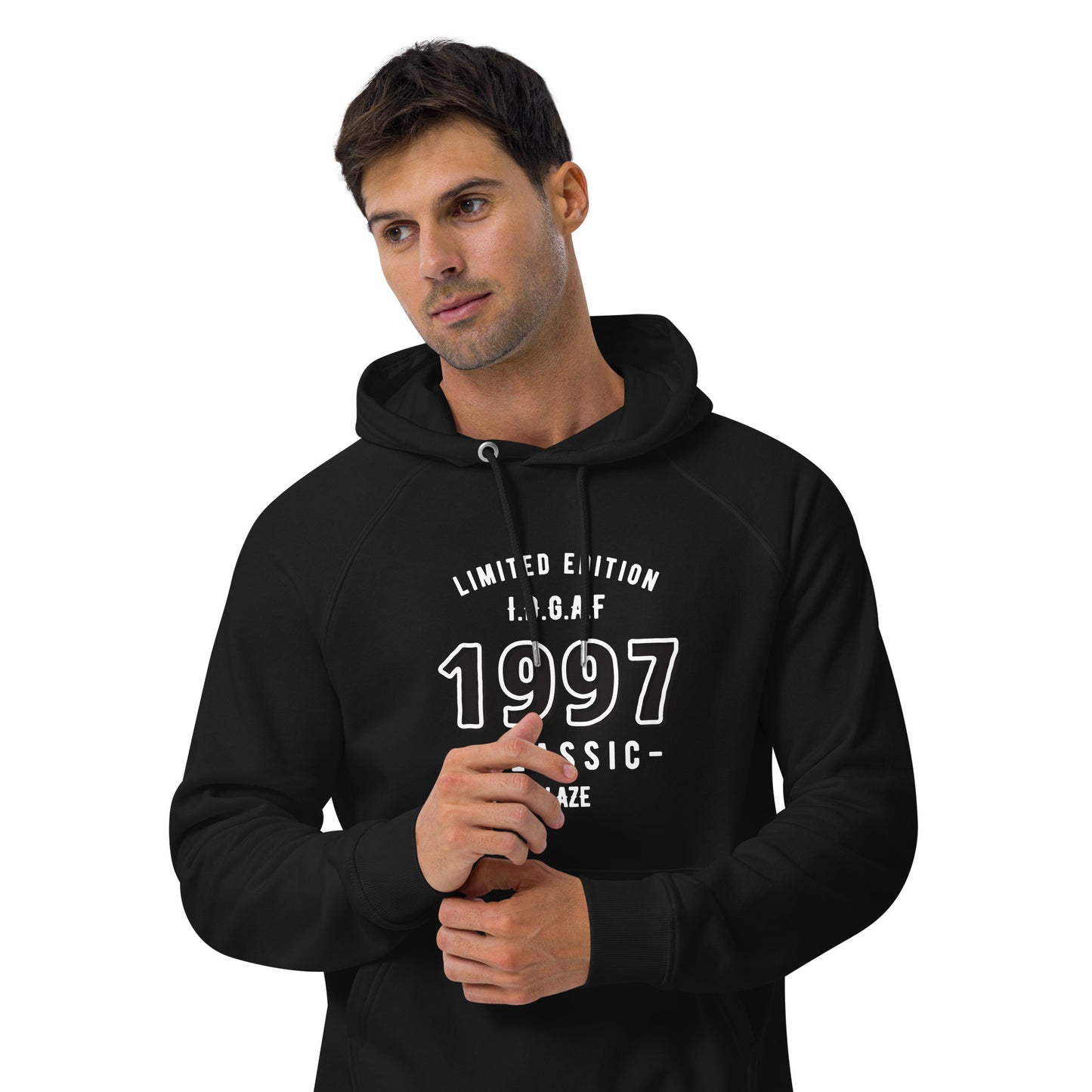 IDGAF Limited Edition Customizable Raglan Hoodie