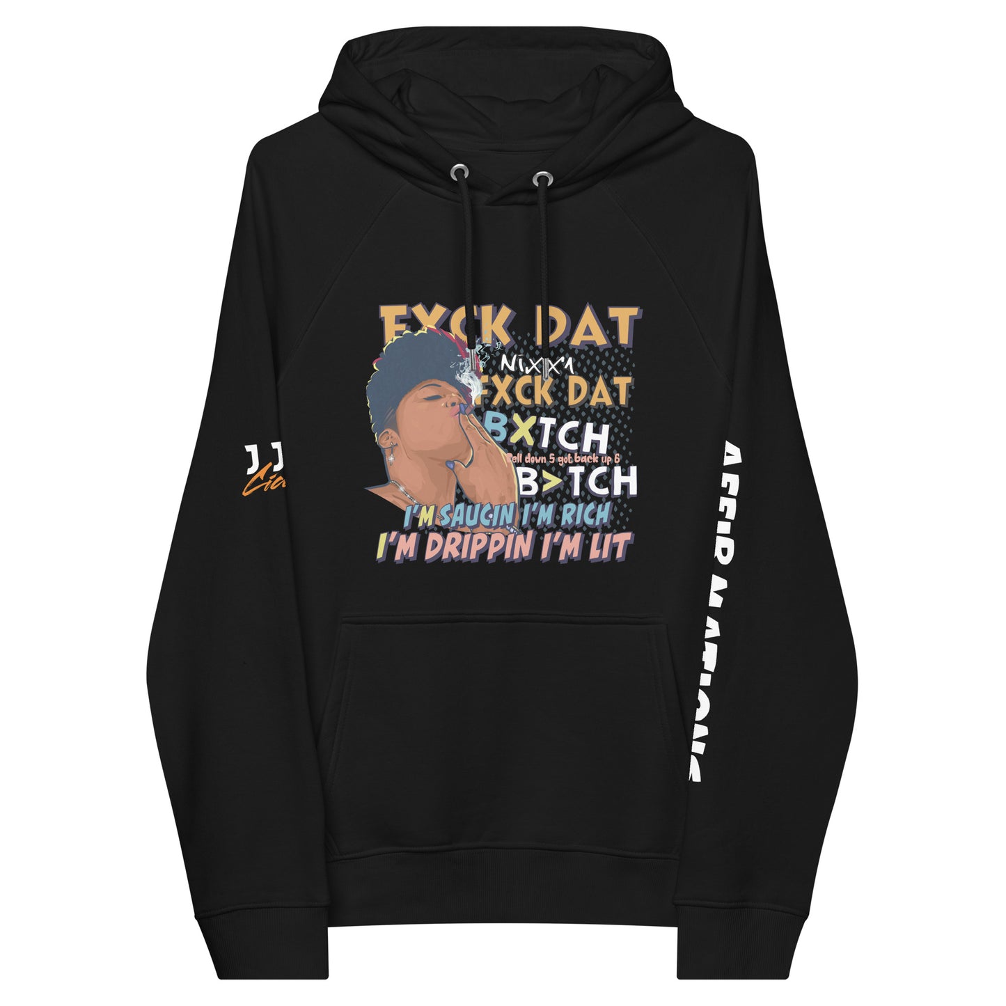 Affirmations Unisex Raglan Hoodie