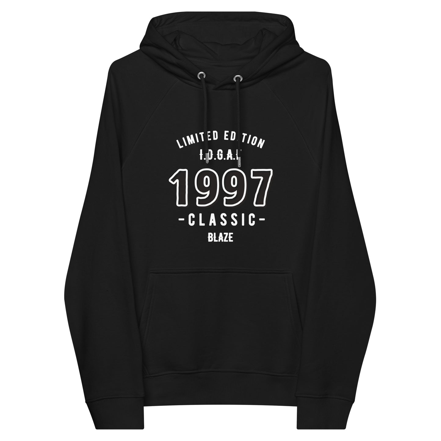IDGAF Limited Edition Customizable Raglan Hoodie