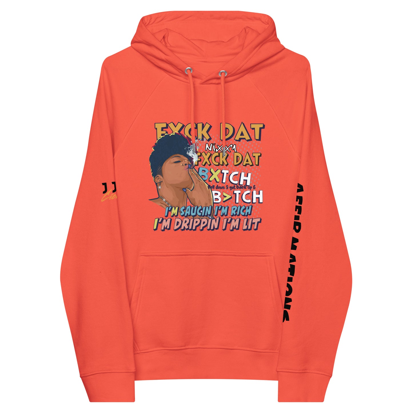 Affirmations Unisex Raglan Hoodie