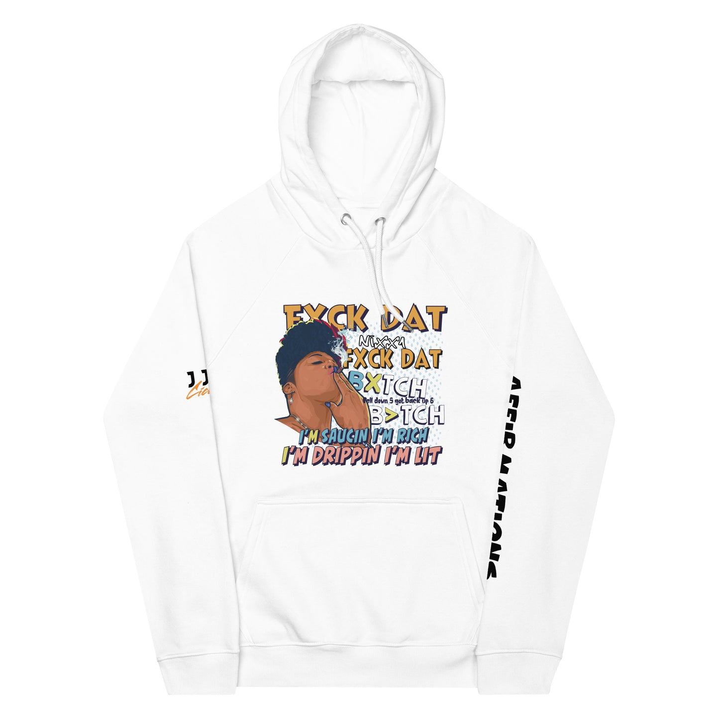 Affirmations Unisex Raglan Hoodie