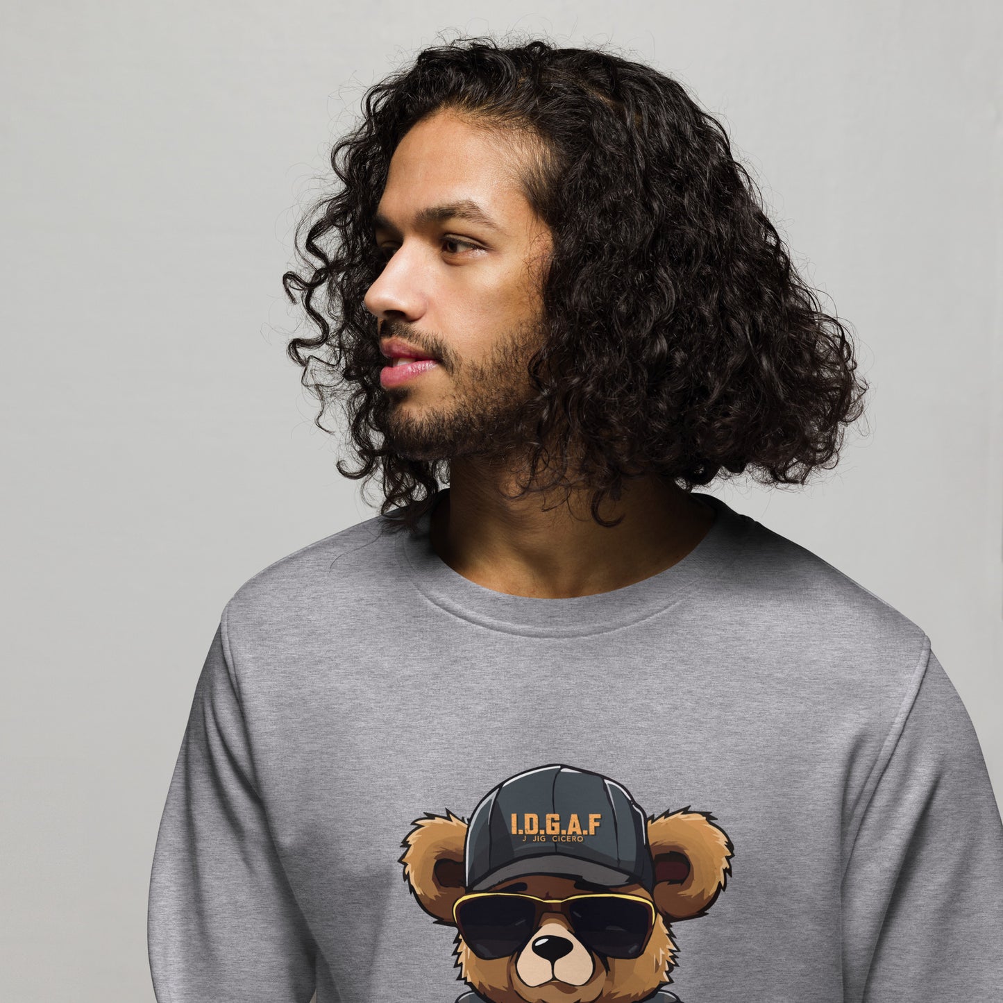 Big Bear Unisex Organic Sweatshirt