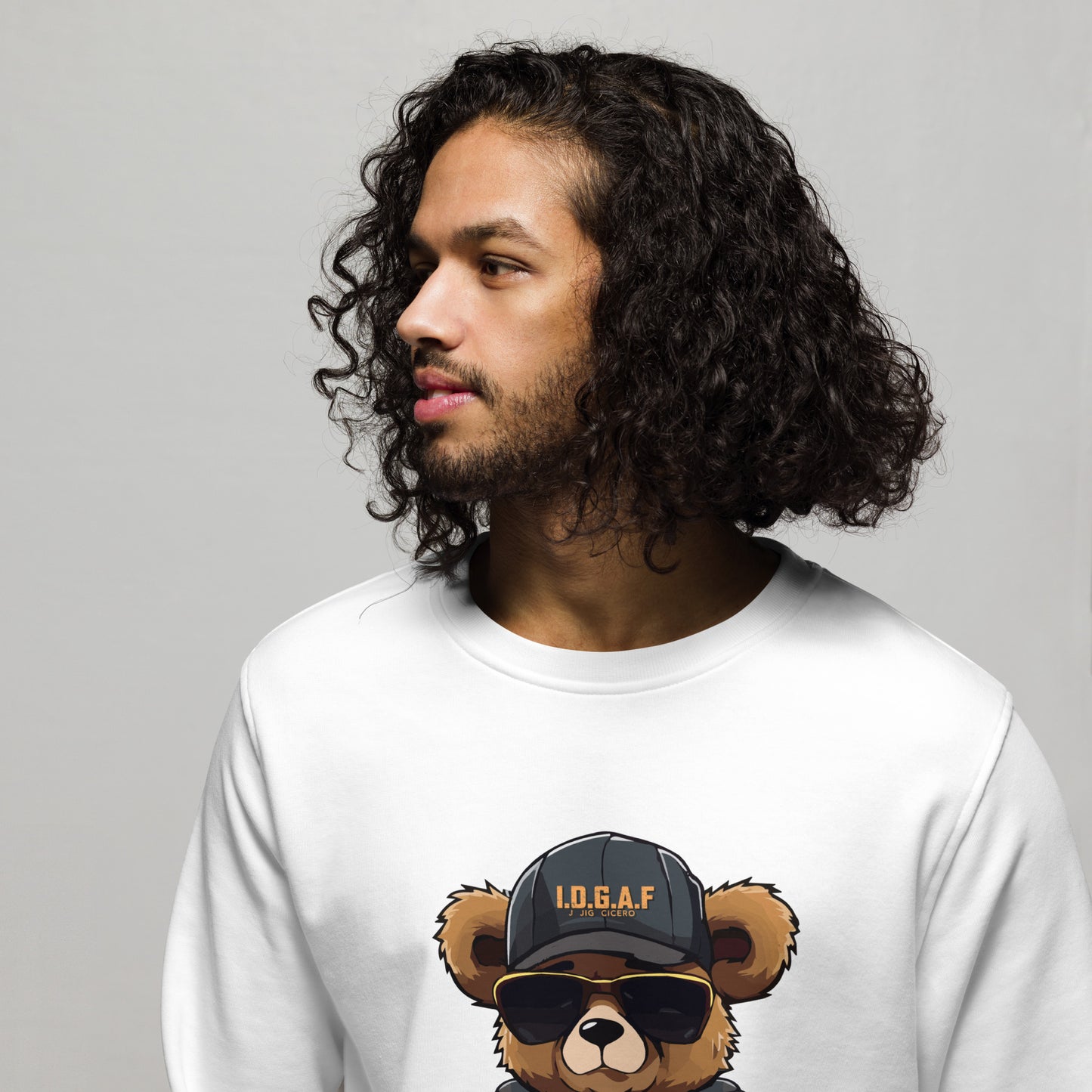 Big Bear Unisex Organic Sweatshirt