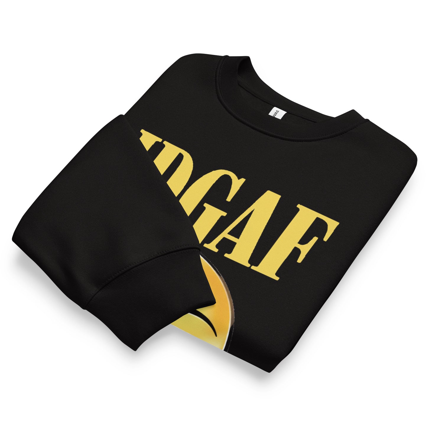 Smiley IDGAF Oversized Fleece